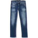 Jeans droits Replay bleus W27 look fashion pour homme 