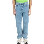 Jeans droits Replay bleus en coton délavés Taille XS pour homme 