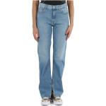 Jeans évasés Replay bleus en coton délavés Taille 3 XL look vintage pour femme 