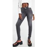 Jeans taille haute Replay gris W32 L32 pour femme en promo 