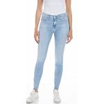 Jeans Replay bleues claires en denim stretch W23 look casual pour femme 