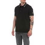 Polos Replay noirs Taille M look fashion pour homme 