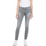 Jeans skinny Replay gris en denim stretch Taille M W24 look fashion pour femme 