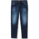 Jeans taille haute Replay bleues foncé tapered stretch W32 look casual pour homme 