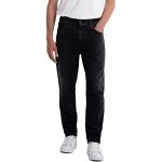 Jeans taille haute Replay noirs en denim stretch W32 look casual pour homme 