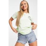 T-shirts Replay verts à logo à manches courtes Taille L look casual pour femme en promo 