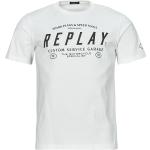 T-shirts Replay blancs Taille XL pour homme en promo 