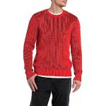 Pulls Replay rouge rubis Taille L look fashion pour homme 