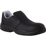 Chaussures de travail  d'automne noires en microfibre antistatiques Pointure 37 look fashion 