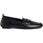 Chaussures casual Reqins noires en cuir Pointure 40 look casual pour femme 