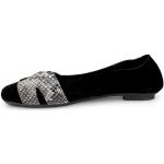 Chaussures casual Reqins noires en cuir Pointure 38 look casual pour femme 