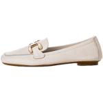 Chaussures casual Reqins blanches en cuir Pointure 38 look casual pour femme 
