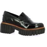 Chaussures casual Reqins noires en cuir Pointure 40 avec un talon entre 5 et 7cm look casual pour femme 