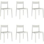Chaises de jardin design Resol blanches en polypropylène empilables 
