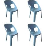 Resol GARBAR RITA Chaise Pour Enfants Intérieur, Extérieur Set 4 Bleu ciel - bleu plastique polypropylène 21428