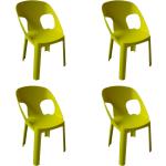 Resol GARBAR RITA Chaise Pour Enfants Intérieur, Extérieur Set 4 Vert citron - vert plastique polypropylène 21427