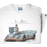 T-shirts à motif voitures Porsche classiques pour homme 