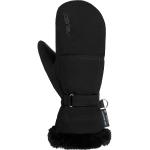 Gants de ski Reusch noirs en fausse fourrure imperméables 8.5 pouces look fashion pour femme en promo 