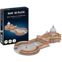 Revell 3D Puzzles- Revell 3D à construire-00208-Saint Pierre de Rome-Vatican-Longueur 41 cm Puzzle, 00208