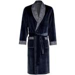 Robes de chambre longues grises en velours Taille 4 XL classiques pour homme 