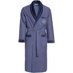 Robes de chambre longues bleu indigo en coton Pays Taille 3 XL classiques pour homme 