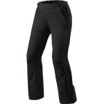 Pantalons REV'IT noirs en shoftshell à motif Berlin Taille XS pour femme 