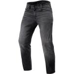 Jeans REV'IT gris en denim tapered en promo 