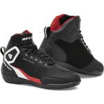 Chaussures REV'IT noires en microfibre en cuir étanches Pointure 42 look sportif pour homme en promo 