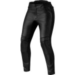 Pantalons en cuir REV'IT noirs en cuir de vache stretch Taille L pour femme 