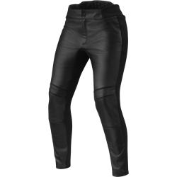 Revit Maci, pantalon en cuir/textile pour femmes Long 38 Noir Noir
