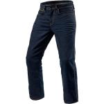 Jeans loose fit bleues claires en denim à motif ville Taille L W34 L32 look urbain 