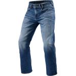 Jeans baggy bleues foncé en denim classiques 