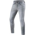 Pantalons skinny REV'IT gris clair en denim pour homme en promo 