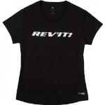 T-shirts REV'IT noirs en coton Taille L pour femme en promo 