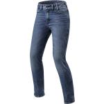 Combinaisons en jean bleus foncé en denim stretch Taille L W28 L30 pour femme 