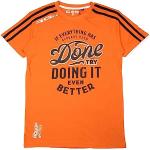T-shirts RG512 orange à manches courtes à manches courtes Taille L look fashion pour homme 