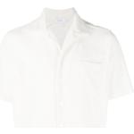 Chemises Rhude blanches à fleurs en dentelle à manches courtes pour homme en promo 