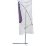 Ribiland 07351 - Housse de Protection - Pour Parasol - Transparente - 100 x 225 cm - Résistante aux UV