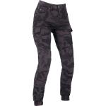 Pantalons cargo gris foncé en polycoton Taille XS pour femme 