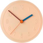Horloges murales orange en aluminium 