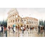 Richard Macneil (Colosseum, Rome) Impression sur toile, Multicolore, 30 x 40cm