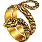Bagues vintage en velours à motif serpents look gothique pour femme 
