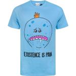 T-shirts basiques bleus en coton Rick and Morty Taille XXL look fashion pour homme 