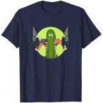 T-shirts I love bleus Rick and Morty Taille S look fashion pour homme 