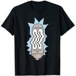 T-shirts noirs Rick and Morty Taille S look fashion pour homme 