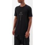 Rick Owens DRKSHDW - T-shirt en jersey de coton à imprimé pentagramme