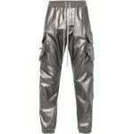 Pantalons taille élastique Rick Owens gris enduits Taille L look casual 
