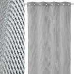 Rideaux LOLAhome argentés en tissu Semi-transparents 140x260 modernes 