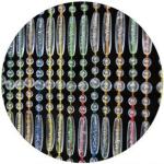 Rideaux de porte Casa multicolores à perles 