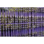 Rideaux de porte Casa violets à perles transparents pour enfant 